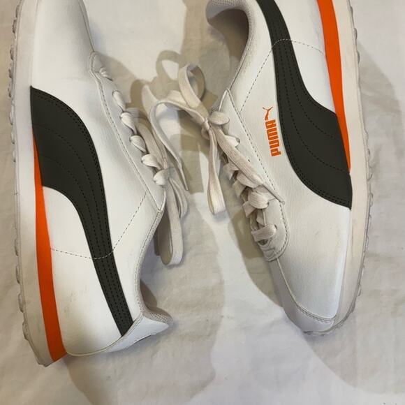 Puma Turin Men’s Sneaker size 10 Puma White Forest Night - Picture 12 of 16